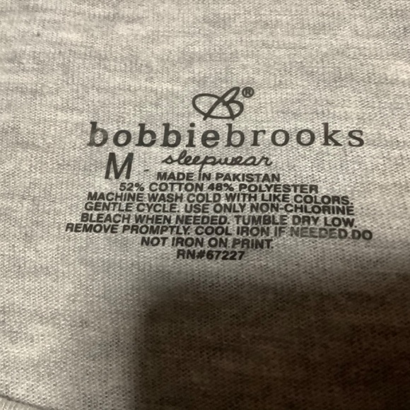 New ladies M, gray & pink 2 pc pj set, Pajamas all day, long sleeve top, shorts - Picture 3 of 5